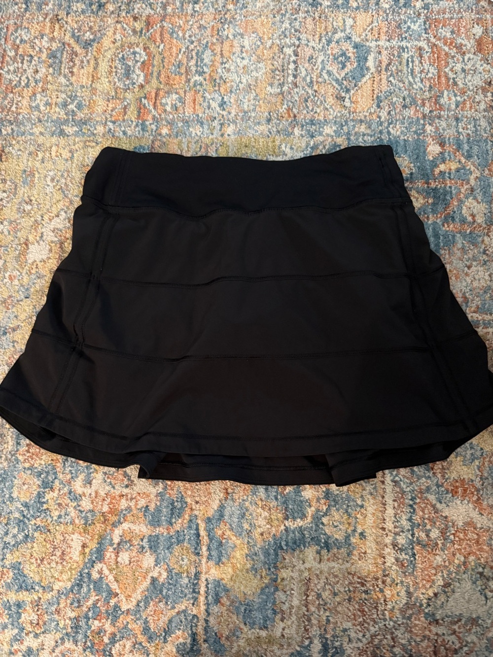 lululemon athletica Black Circle Skater Sport Skirt